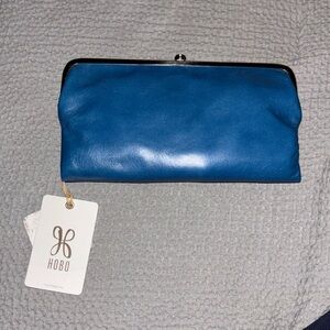 Blue Hobo Clutch